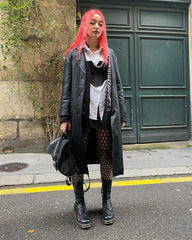 Lace Up Leather Mid Boots