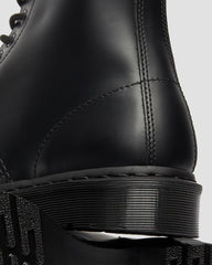 Sleek Black Leather Boots