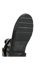 Quilted Gloss Chelsea Boots