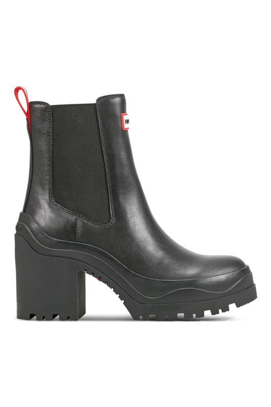 Black Heeled Chelsea Boots