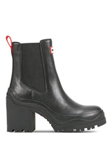 Black Heeled Chelsea Boots