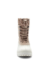 Waterproof Plaid Cuff Boots