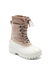 Waterproof Plaid Cuff Boots