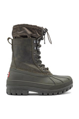 Waterproof Plaid Cuff Boots