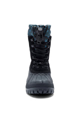 Waterproof Plaid Cuff Boots