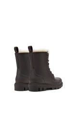 Cozy Lined Waterproof Lace Up Boots