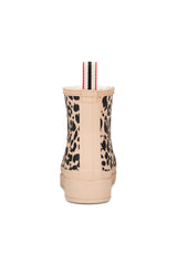 Leopard Print Insulated Rain Boots