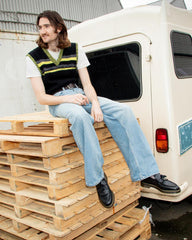 Yellow Stitch Tassel Loafers