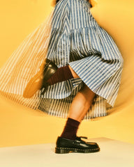 Yellow Stitch Tassel Loafers