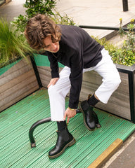 Classic Black Chelsea Boots