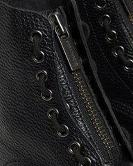 Chunky Leather Platform Boots