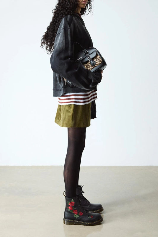 Embroidered Floral Boots