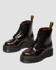 Bold Cherry Platform Boots