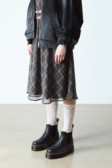 Chunky Platform Fur Lined Chelsea Boots