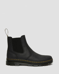 Rugged Leather Chelsea Boots
