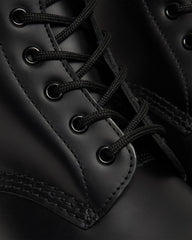 Yellow Stitch Leather Ankle Boots