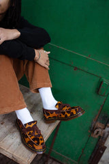 Leopard Print Tassel Loafers