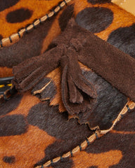 Leopard Print Tassel Loafers