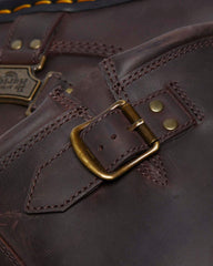 Rugged Leather Biker Boots