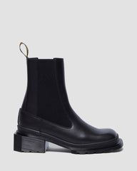 Chic Square Toe Chelsea Boots