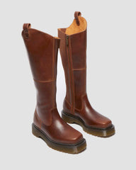 Square Toe Knee High Boots