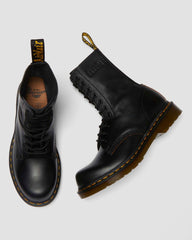 Black Leather Lace Up Boots