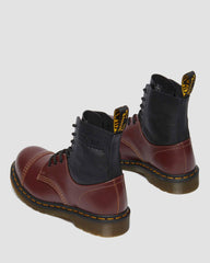 Two Tone Leather Boots
