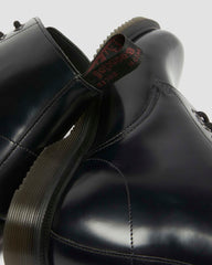 Sleek Polished Lace Up Boots