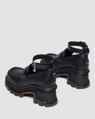 Heeled Strap Loafers