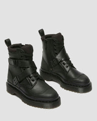 Strap Detail Combat Boots