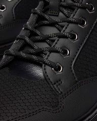 Textured Black Lace Up Shoes