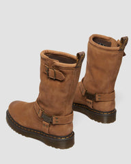 Soft Nubuck Biker Boots