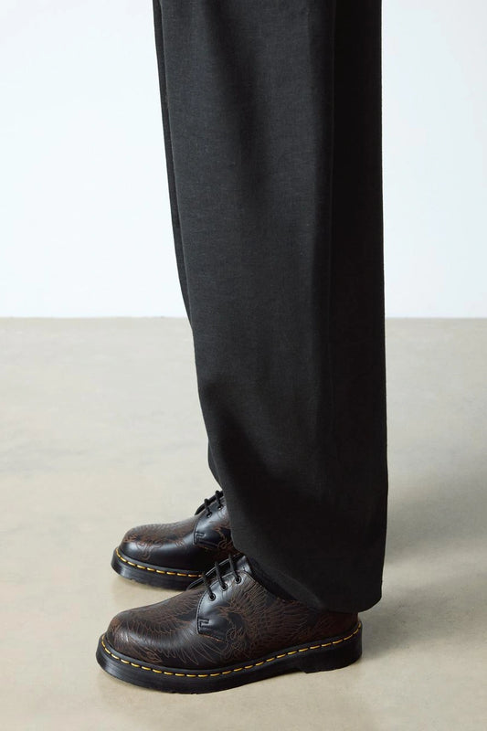 Phoenix Engraved Leather Shoes