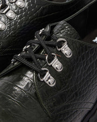 Croc Embossed Platform Shoes