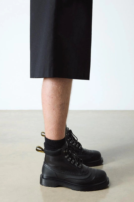 Fleece Lined Leather Ankle Boots