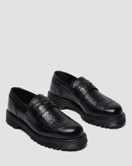 Embossed Brogue Loafers