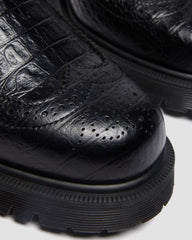 Embossed Brogue Loafers