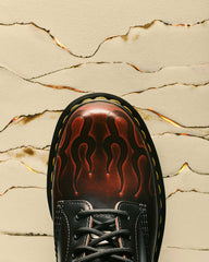 Flame Etched Leather Boots