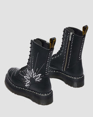 Solar Flare Embroidered Platform Boots