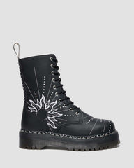 Solar Flare Embroidered Platform Boots