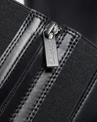 Square Toe Leather Boots