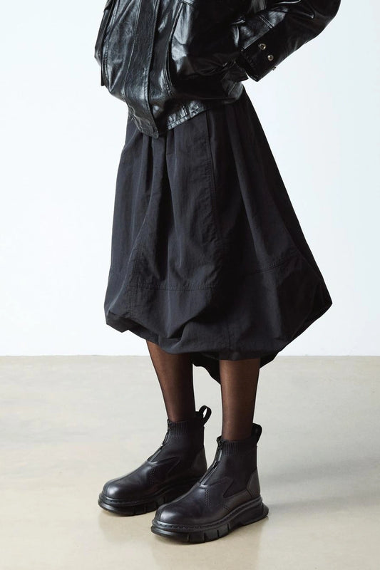 Sleek Front Zip Ankle Boots