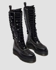 Laced Frill Platform Boots