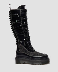 Laced Frill Platform Boots