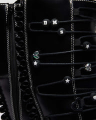 Laced Frill Platform Boots