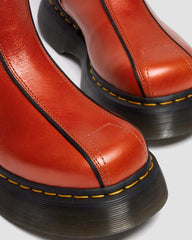 Orange Platform Boots