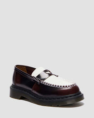 Heart Two Tone Leather Loafers