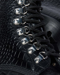 Edgy Platform Leather Boots