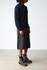 Nubuck Slip On Ankle Boots