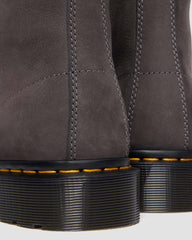 Nubuck Slip On Ankle Boots